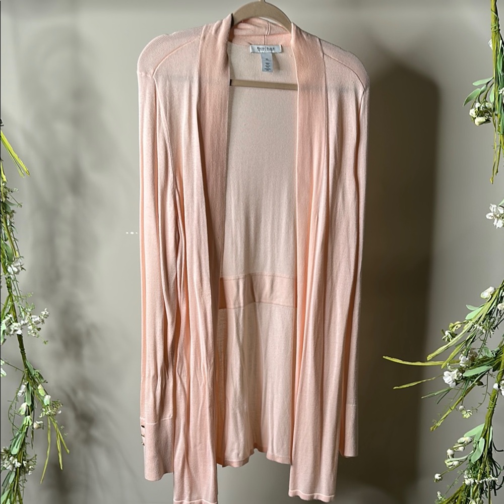 White House Black Market Pink Cape Jacket